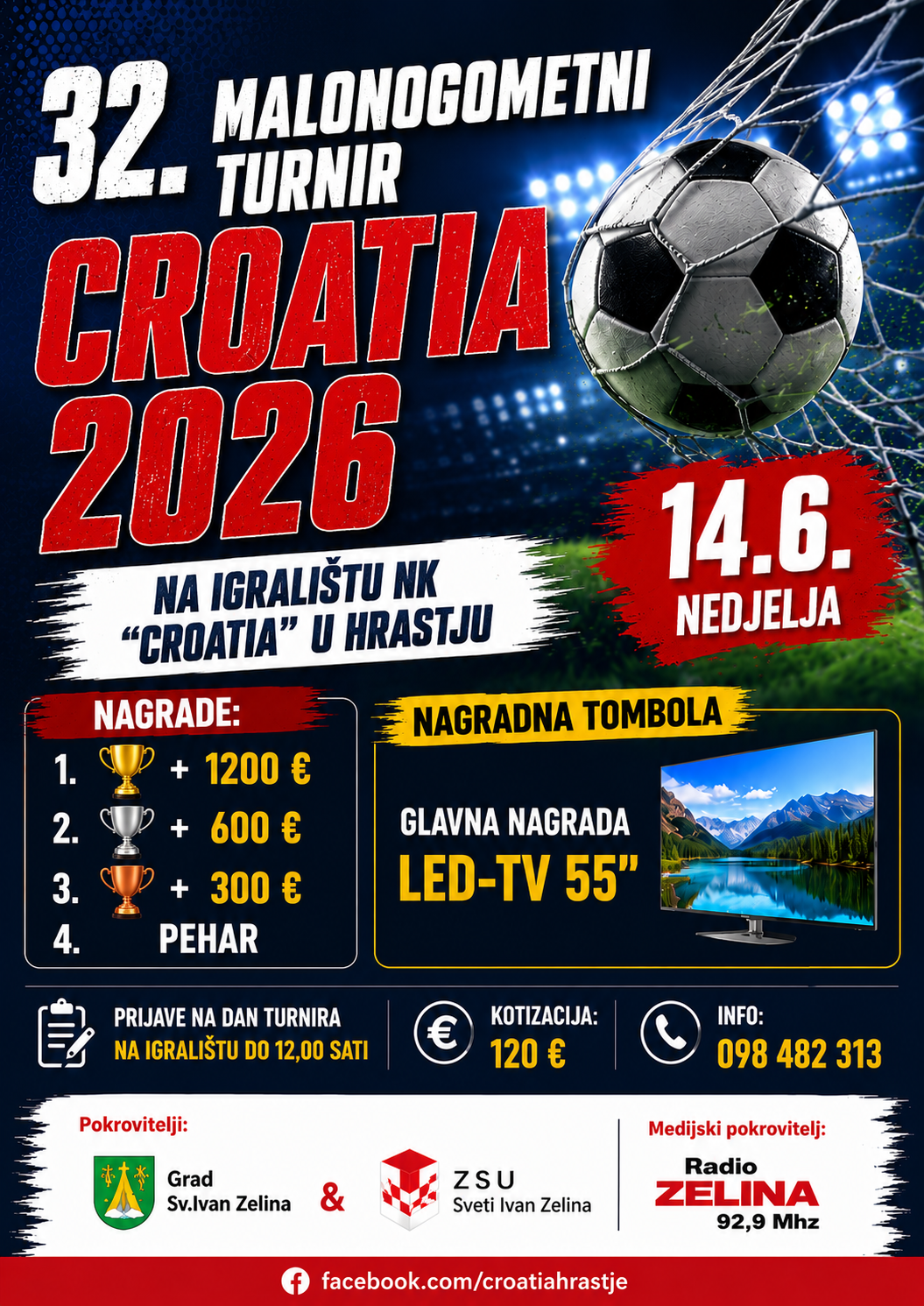 32. Malonogometni turnir “Croatia 2026” u Hrastju